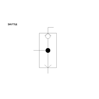 0A22-1 NUMATROL SHUTTLE VALVE 1/8" NPT FEMALE LINE MOUNTED